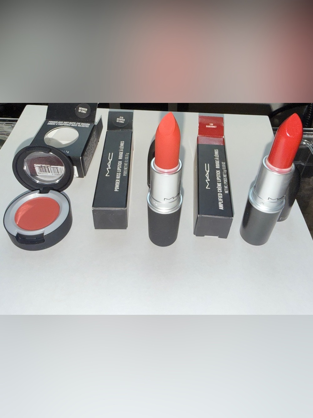 MAC Cosmetics Lipsticks and eyeshadow
